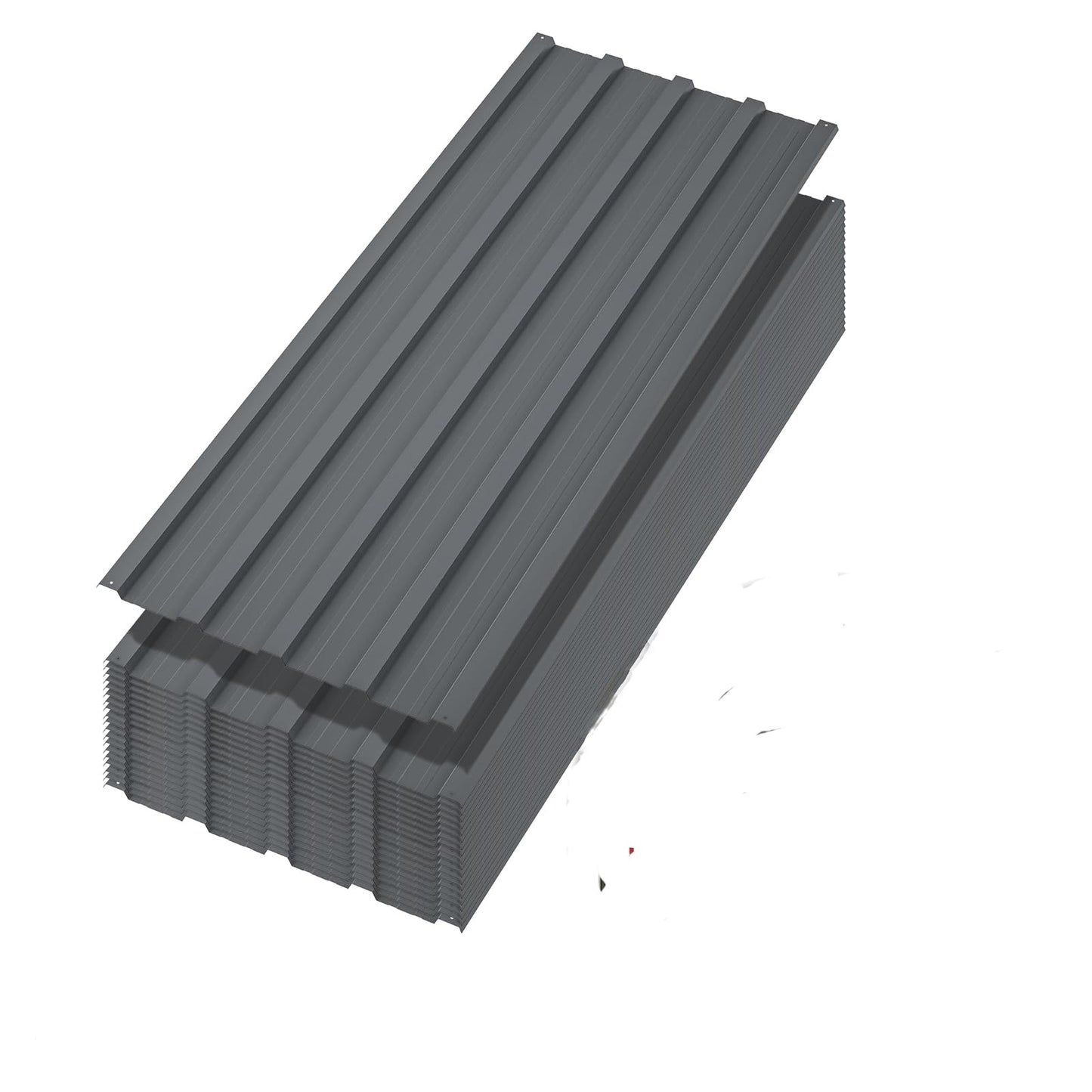 GarveeTech 20 Pcs Metal Roofing Panels, 42.52"X16.77" Corrugated Metal Sheets with Screws, Heavy Duty Galvanized Roof Panels for Pergola, Gazebo, Shed, Chicken Coop, Garage, Patio