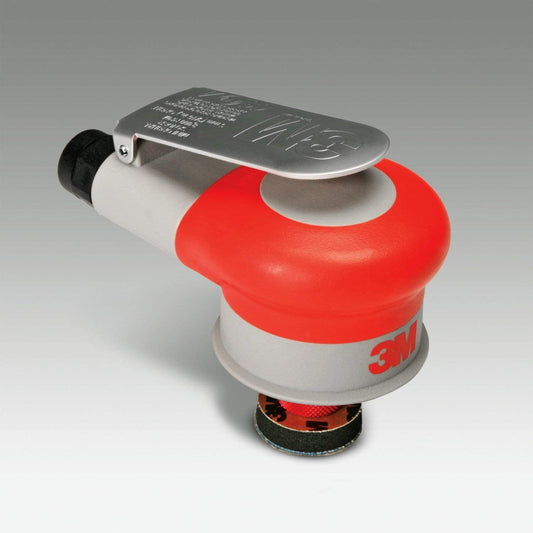 3M Mini Random Orbital Nib Sander - Pneumatic Palm Sander - For Automotive Paint Repair - Air Powered Tool - 1.25", 3/16 " Orbit - 20244
