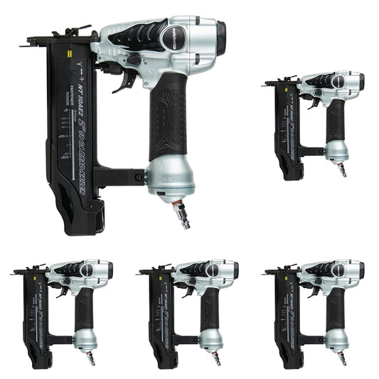 Metabo HPT Brad Nailer,Pro-Preferred Lightweight Pneumatic Power Nailer for Precision Trim Work and Furniture Building,Adjustable Depth,18 Gauge,5/8" up to 2" Brad Nails,NT50AE2,(Pack of 5)