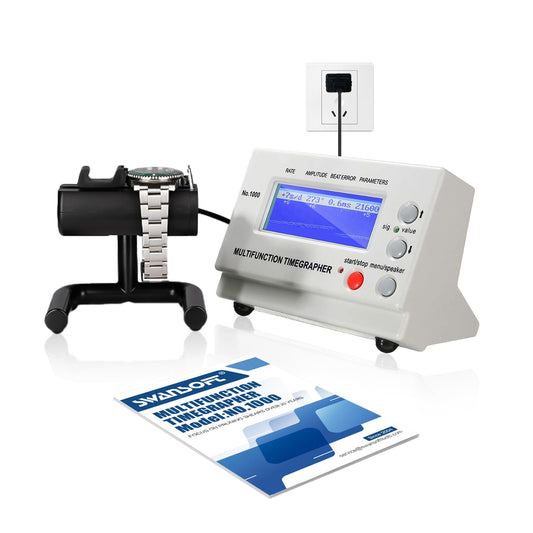 SWANSOFT Timegrapher No.1000, Multifunctional Watch Tester, Watch Timing Machine for Watchmaker, Watch Enthusiast, Calibration Tool for Mechanical Watches