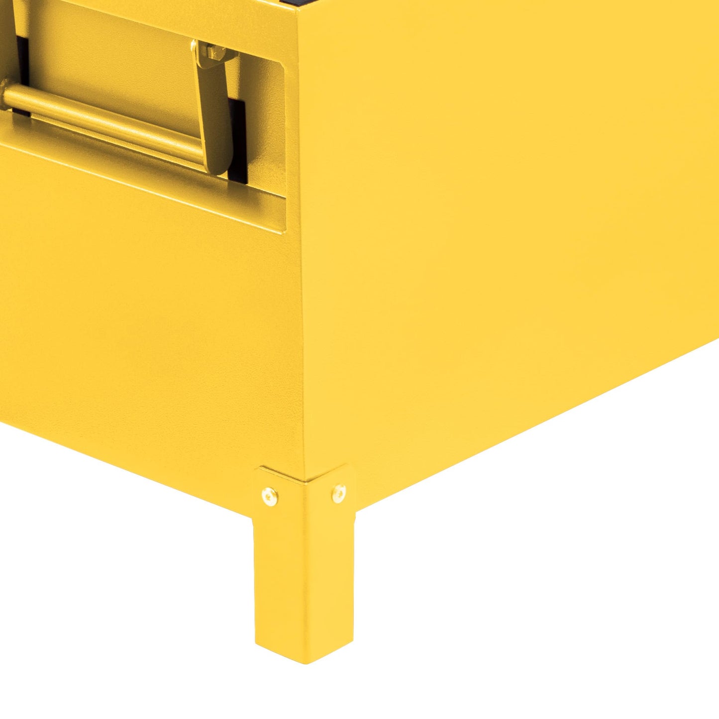 Garvee Steel Truck Bed Toolboxes 36'' Jobsite Storge Box Heavy Duty Steel Jobsite Tool Chest XXL Large Deck Truck Bed Box (36 Inch/Yellow)