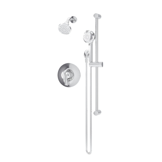 Symmons Birch HydroMersion Single Handle Shower Faucet Trim Kit with Hand Spray in Polished Chrome - 1.5 GPM (Valve not Included) - S599815TRM