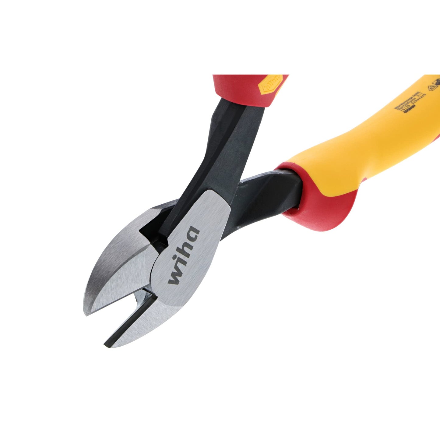 Wiha 32968 3 Piece Insulated Industrial Grip Pliers and Cutters Set, Red