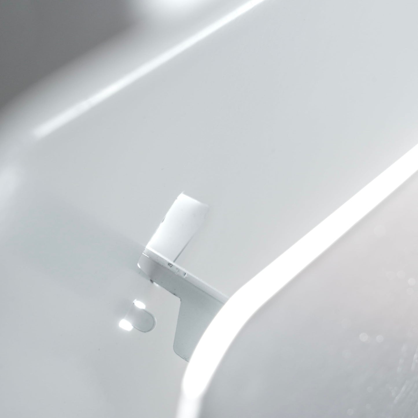 Fits 24x24 Steel T-Bar Drop Ceiling Grid | 2x2 Feet Lay in Steel Air Supply Diffuser with Round 8" [Neck Size] by Handua | 3 Cone | Drop Celing Vent | White | Outer Dimension: 23-3/4" x 23-3/4"