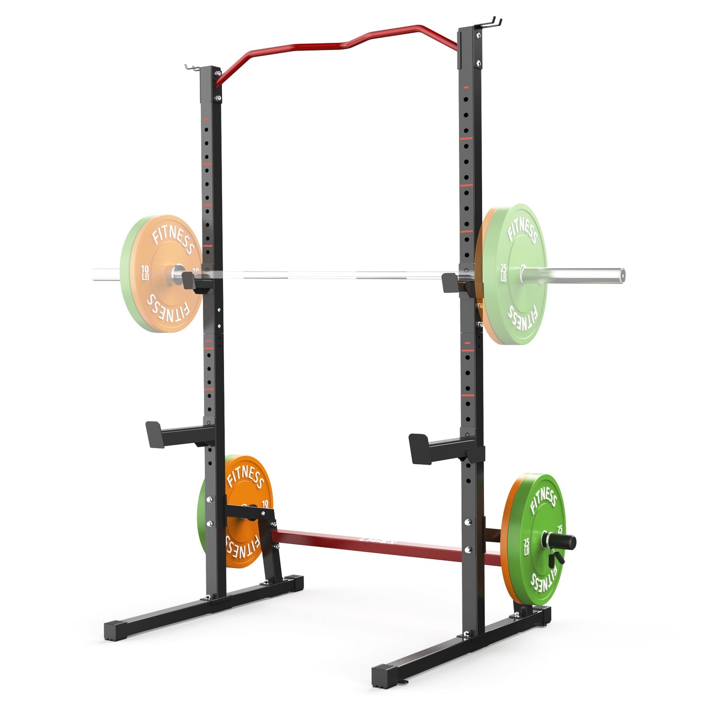 Lmdex Adjustable Squat Rack Barbell Rack Squat Stand Bench Press Pull Up Home Gym Weight Rack