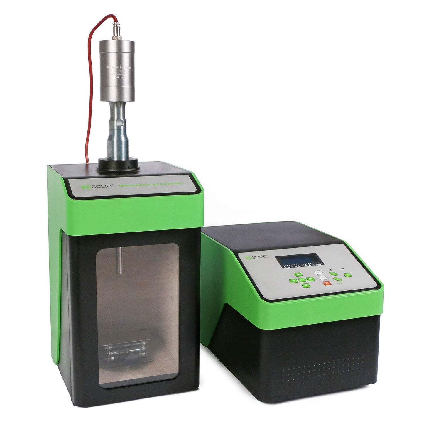 U.S. Solid 150 W Ultrasonic Homogenizer - 6 mm Probe, 5-100 ml Sample Capacity, Laboratory Sonicator Processor, Research Cell Disruptor & Industrial Mixer