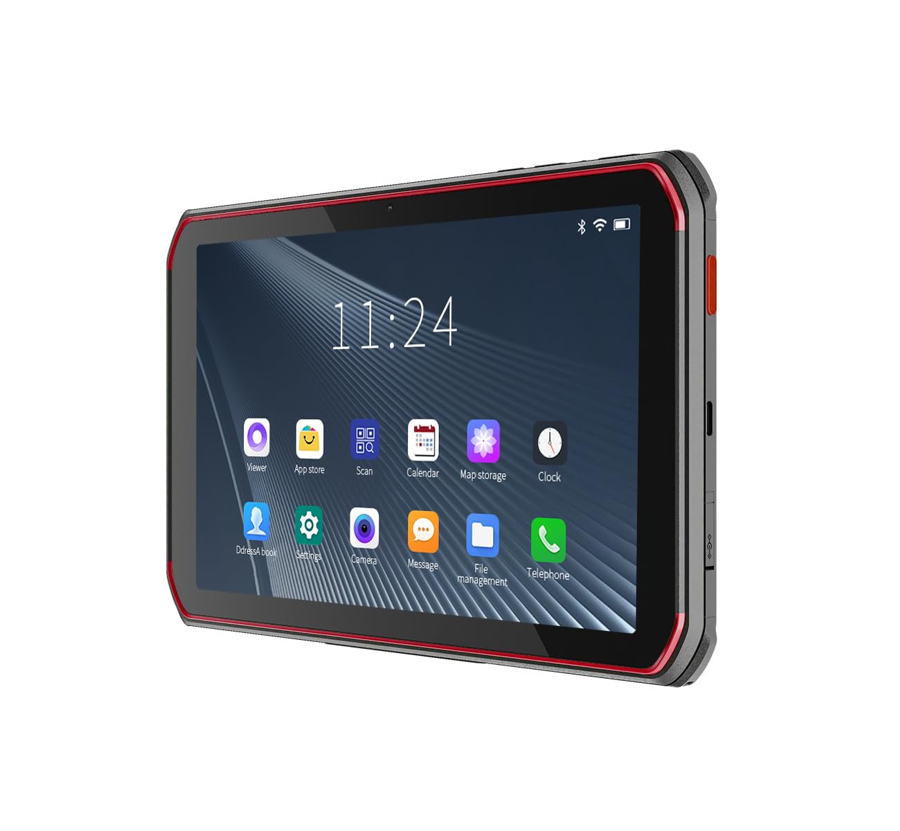 8-inch Rugged Tablet Scanner, Android 13 Enterprise Tablet with Integrated Honeywell N6703 1D & 2D Bar Code Scanner Engine, WiFi & 4G LTE, for Warehouse Inventory Tracking