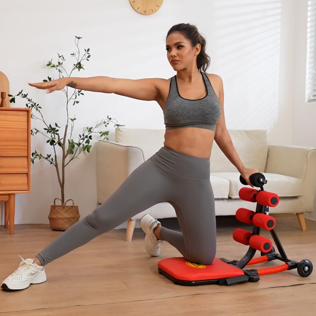 Ab Machine, Sit Up Machine Exercise Equipment, Ab Portable Machine for Stomach Workout