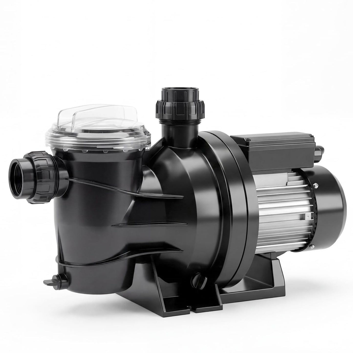 Garvee in/Above Ground Pool Pump High Flow Self Primming Swimming Pool Pump, 115V High Efficiency Pump for Above Ground Pools Pond Hot Tubs Spas, 7FT Power Cord, Quiet Operation (1.6 HP, 6075 GPH)