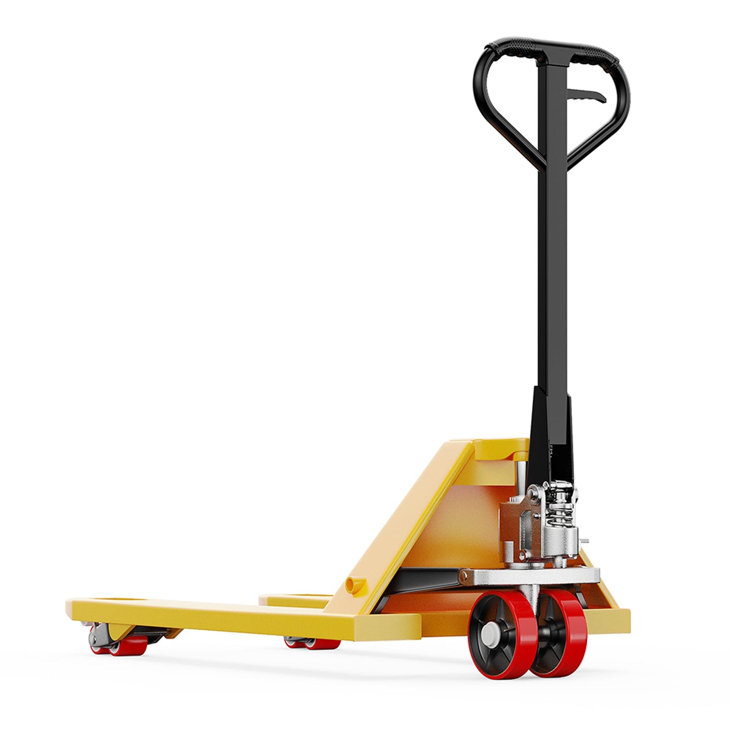Manual Pallet Jack,Capacity Heavy Duty Hand Pallet Truck 22" x 47" Forks,Industrial Grade Hydraulic High Lift Pallet Jack for Warehouse Material Handling (6600lb Polyurethane casters)