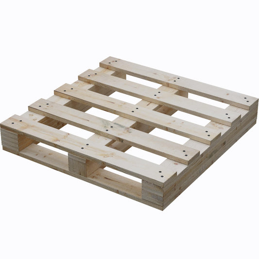 Treaton, Heavy-Duty 2-Way Entry Wooden Pallet – 38x36x5”, Industrial-Grade Hardwood Shipping Palet, Durable, Reusable, Stackable, Easy to Handle, Commercial Use as a Floor-Pallet, 2 Pack