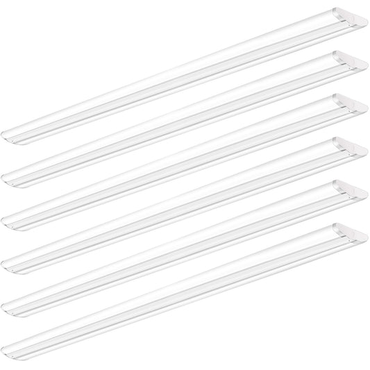 ANTLUX 8FT LED Shop Light, Ultra Slim LED Wraparound 110W [6-lamp T8 Fluorescent Equiv.], 12500LM, 5000K, Commercial 8 Foot Strip Light, Flush Mount Garage Office Warehouse Ceiling Lighting, 6 Pack