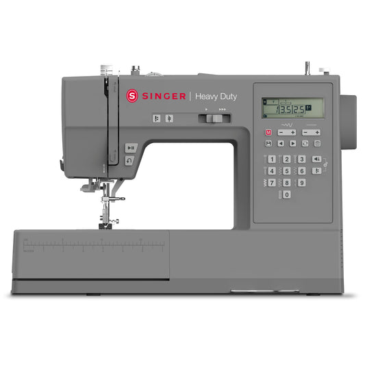 SINGER Heavy Duty 6700C Computerized Sewing Machine with Accessory Kit | Strong Motor with Enhanced Piercing Power, 411 Stitch Applications, LCD Screen, Full Metal frame & 1-step Buttonhole