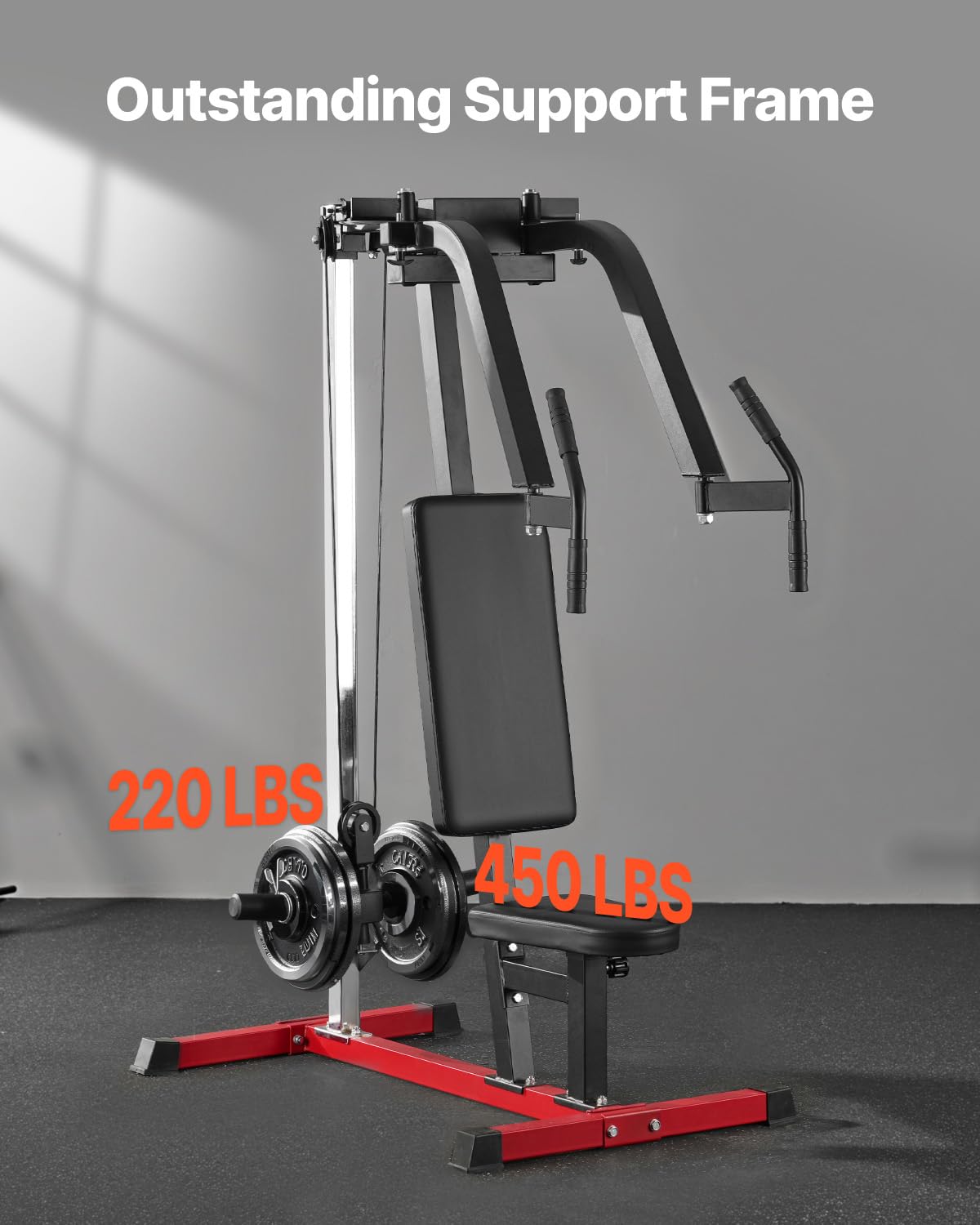 VEVOR Chest Fly Machine, Upper Body Specialty Machine for Home Gym, Adjustable Fly and Reverse Delt Machine, for Chest, Back, Pectoral, Rear Deltoid and Shoulder Workouts, Hold up to 450LBS