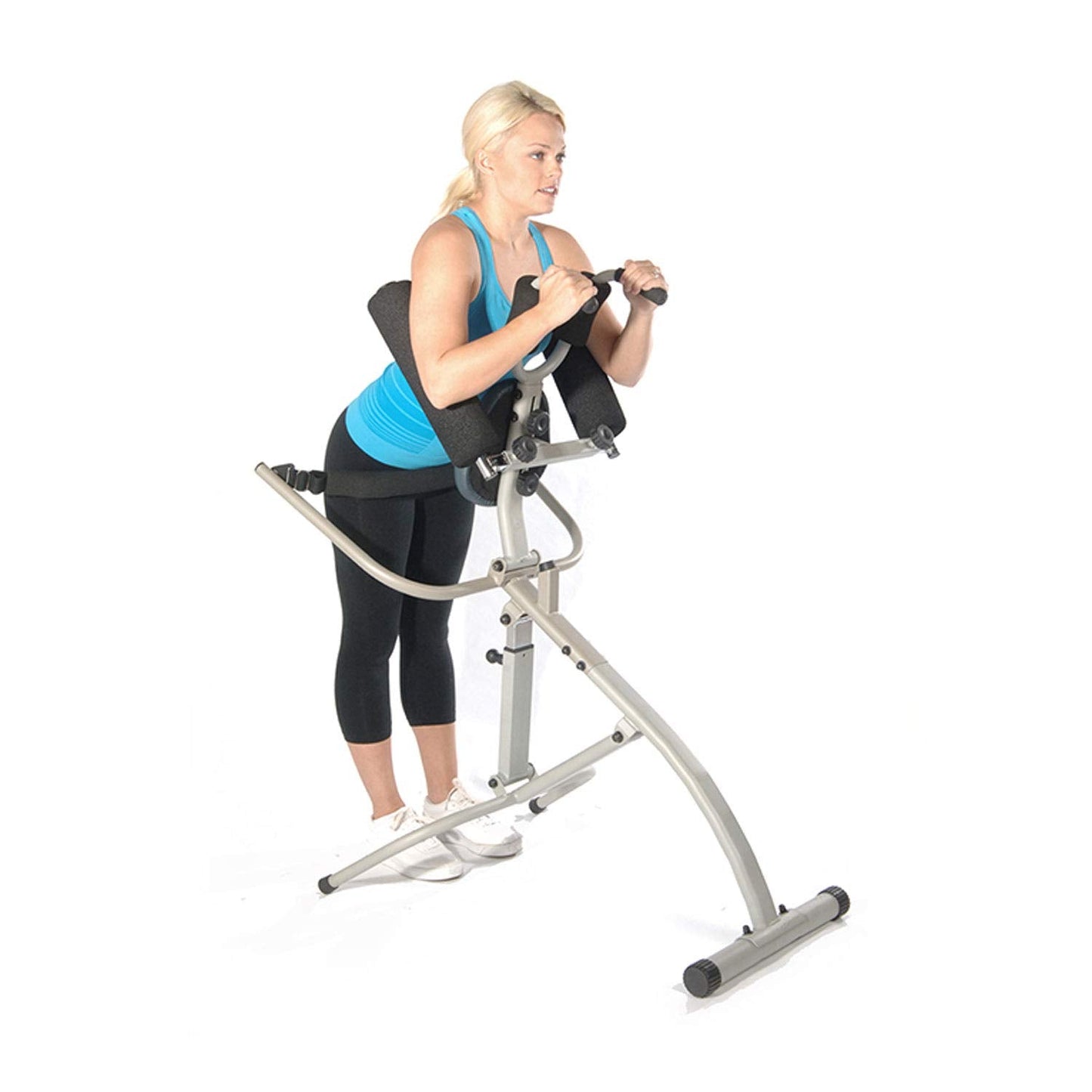 Stamina InLine Traction Control System, Back Pain Relief & Spine Decompression Machine - Stretching and Exercise Equipment for Home and Gym Workout - Portable Lower Body Fitness Stretcher
