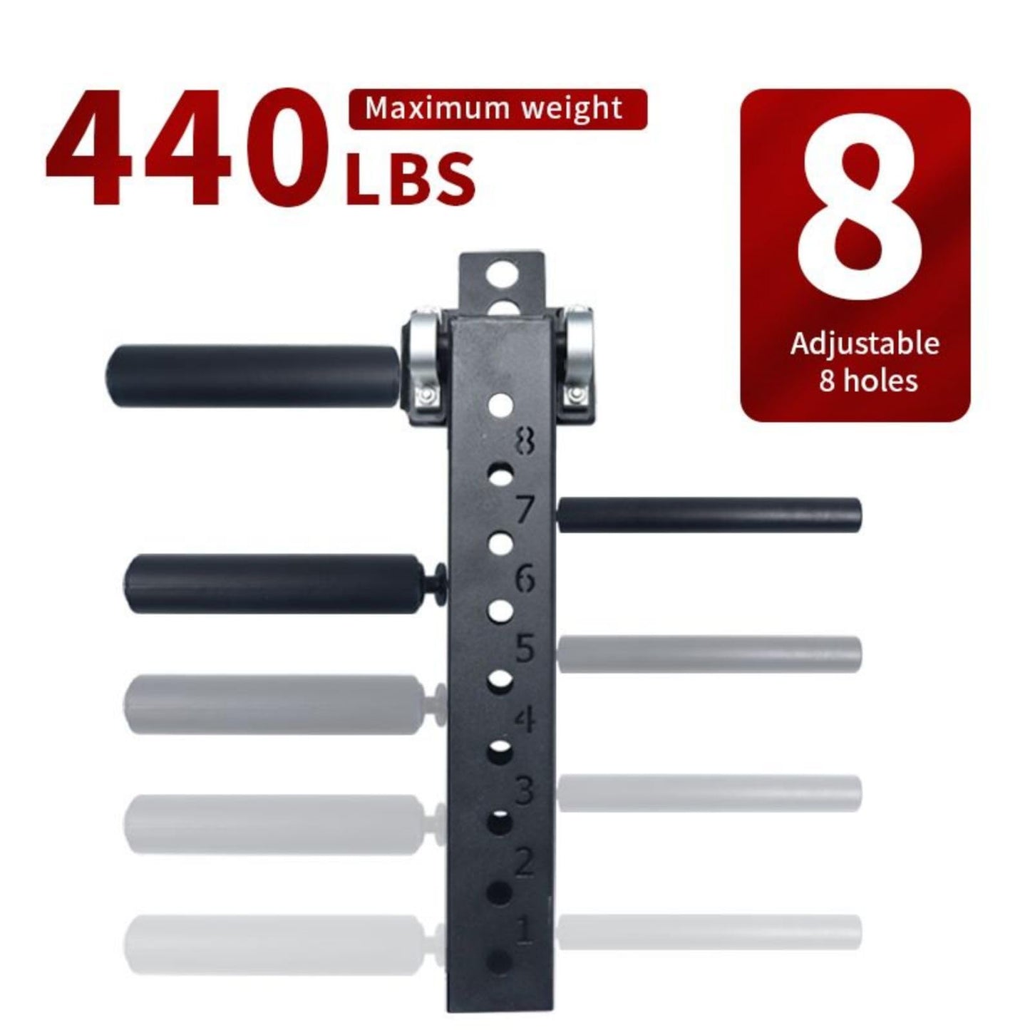 Leg Extension and Curl Machine Adjustable Leg Extension Attachment Seated Lower Body Special Leg Rotary Machine Leg Extension Rack Attachment (Hole Diameter 18mm)