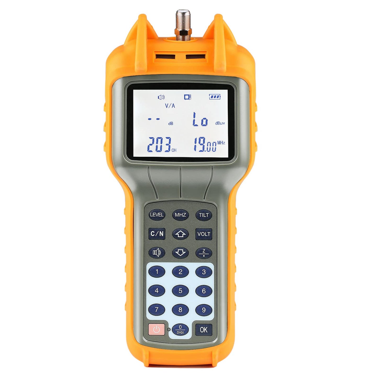 AUGOCOM® CATV Cable Tester, Coax Cable Tracer Coaxial Wire Continuity Checker, TV Handle Signal Level Meter DB Tester 47-870 MHz