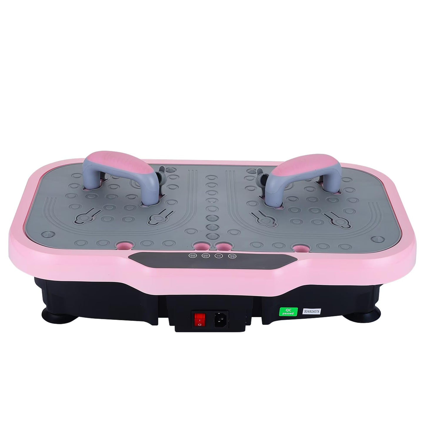 Silent Vibration Plate Exercise Machine for Weight Loss, (Light Pink)