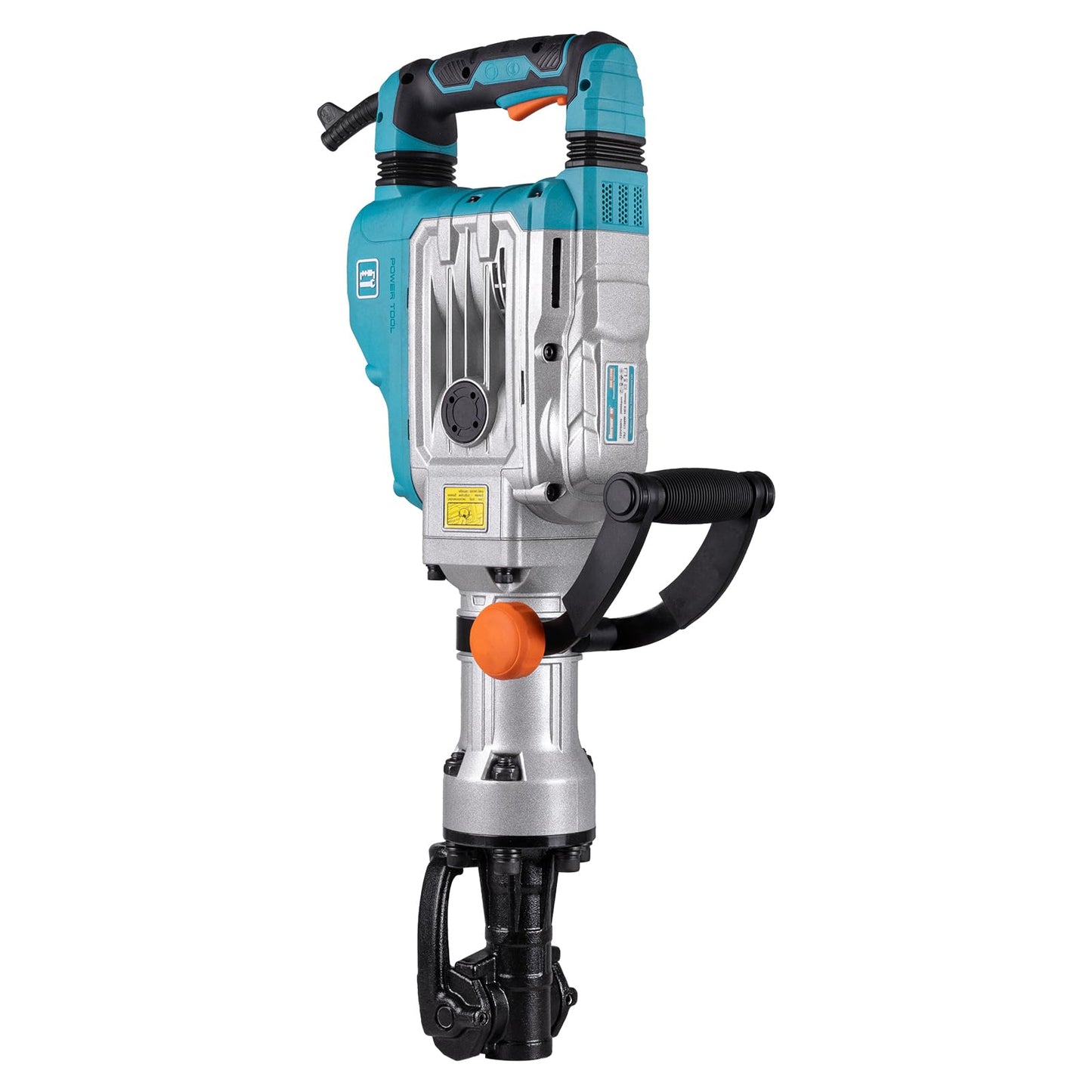 Berserker 1700W 40-Pound Demolition Jack Hammer with 1-1/8" Hex, 14.5-Amp Corded Electric Heavy Duty Demo Chipping Hammer Concrete/Pavement Breaker with Carrying Case Flat Chisel Bull Point Chisel