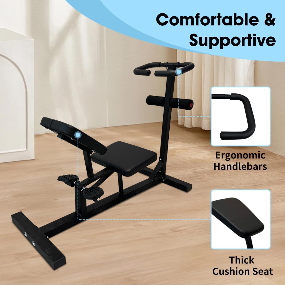 Fairgom Stretch Machine, Home Gym Full Body Stretching Equipment for Lumbar Stretching, Lower Back Pain, Leg Stretch, Rehab, Flexibility and Improved Posture Correction-Straps Included