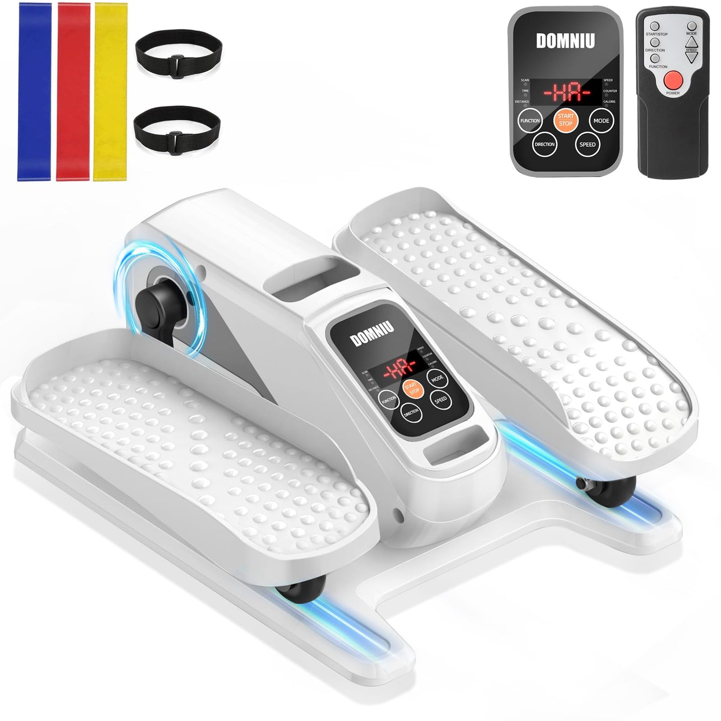 Under Desk Elliptical Machine, Electric Elliptical as Seen on TV for Seniors Adults with 15 Adjustable Speed, Quiet & Portable Electric Seated Pedal Exerciser for Home Office