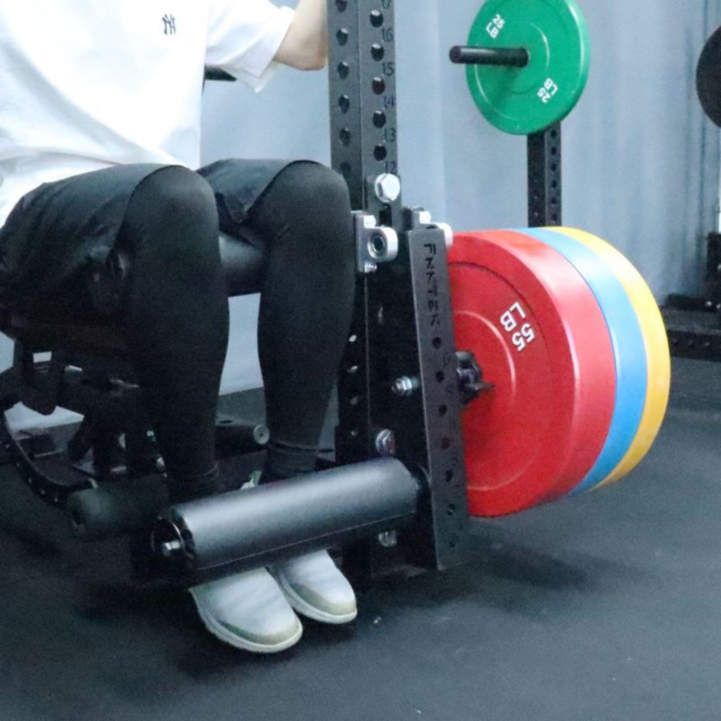 Leg Extension and Curl Machine Adjustable Leg Extension Attachment Seated Lower Body Special Leg Rotary Machine Leg Extension Rack Attachment (Hole Diameter 26mm)