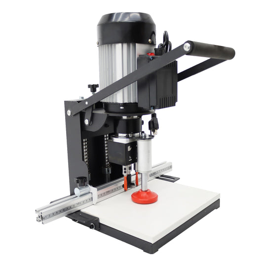 TECHTONGDA Electric Hinge Drilling Machine Portable Puncher Hand-Held Drilling Equipment Woodworking Hole Drilling, Depth 0-40mm 45-9.5