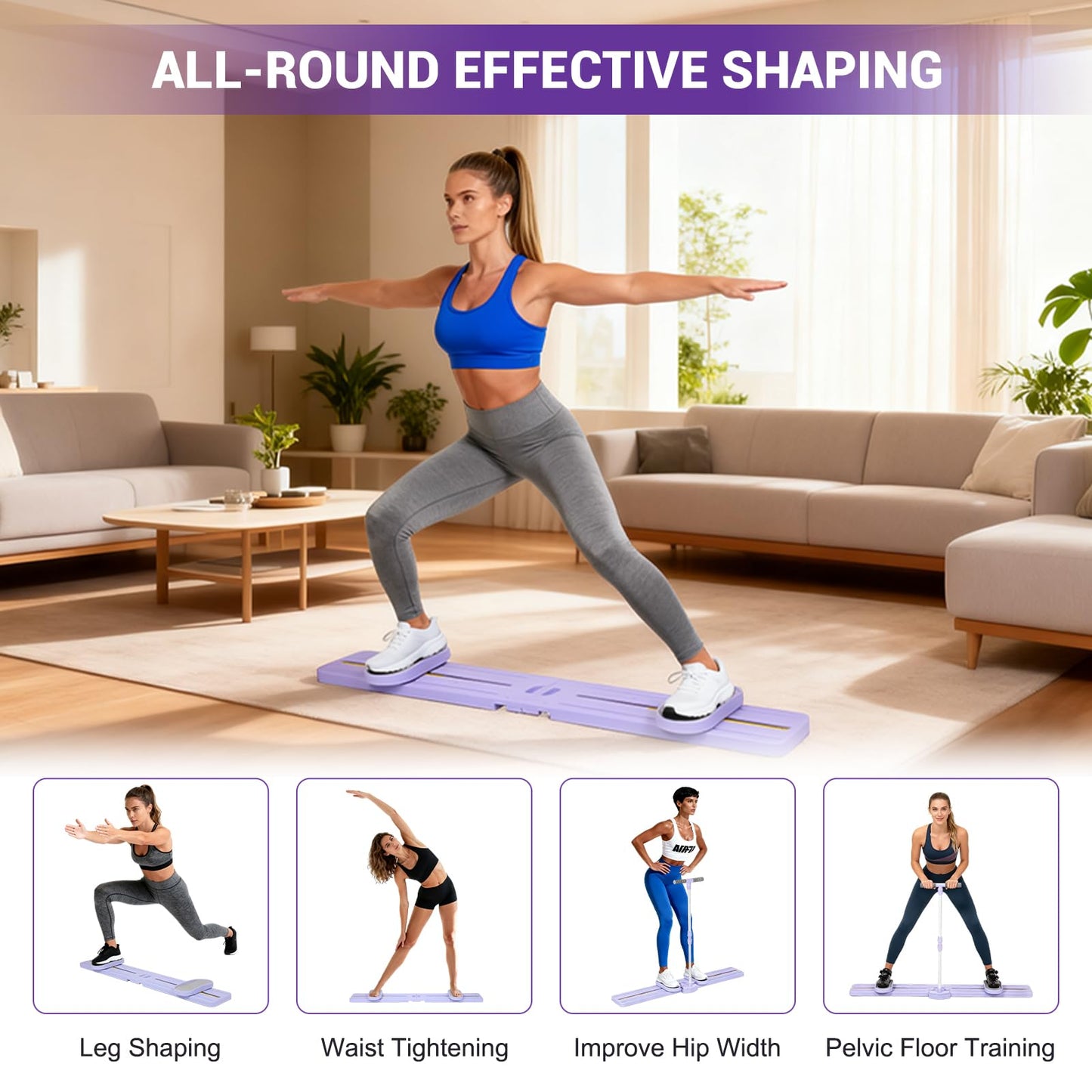 Ski Machine Exercise Equipment, Ski Erg Machine, Multifunctional Exercise Machine for Home Full Body Cardio & Strength Training