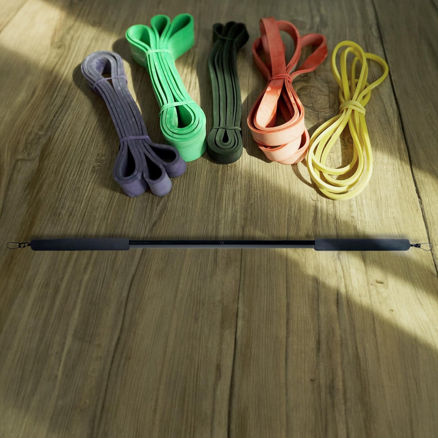 Trademark Innovations Resistance Band Bar, Functional Trainer, Workout Bar, Fitness Bar, Exercise Bar