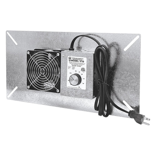 Tjernlund V1D UnderAire Crawlspace Ventilator Fan Moisture Mold Reducing, 110 CFM