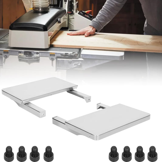 UPGRADED Feed/Outfeed Table Replacement 723521, Compatible with JWDS-1836, JWDS-1632 & JWDS-1632OSC Drum Sanders – 40" Work Surface, 65lb Capacity, Includes Hardware