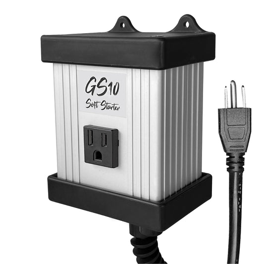 Torque Tamer GS10 Soft Starter Fully Automatic Heavy Duty Universal for Power tools Miter Saw Table Saw Grinder Router Planer etc. (120V, 15A max.)