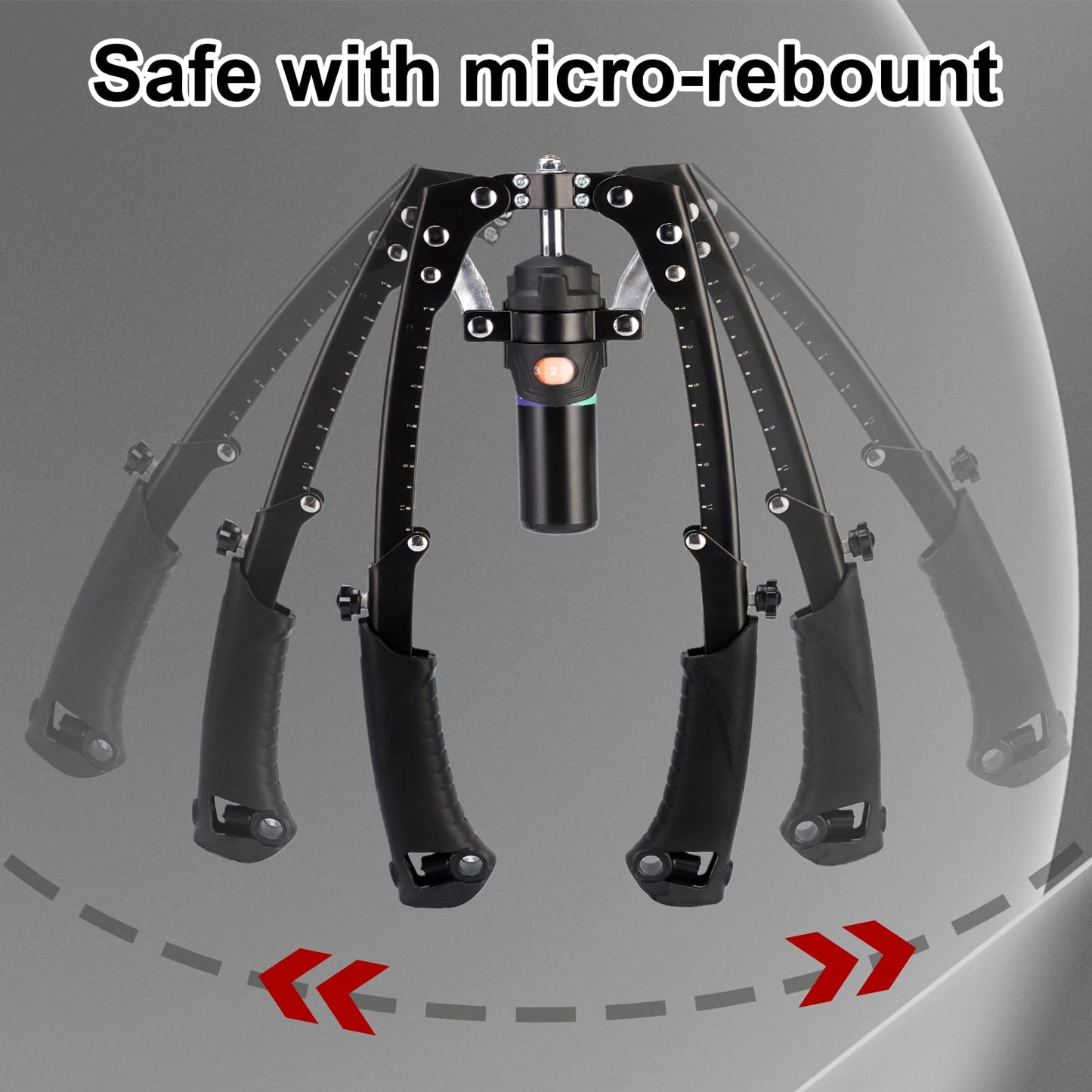 2025 New All-in-One Adjustable Hydraulic Power Chest Press Machine, Chest Expander & Forearm Strengthener, for Upper Body & ABS Fitness (Without Wheels)