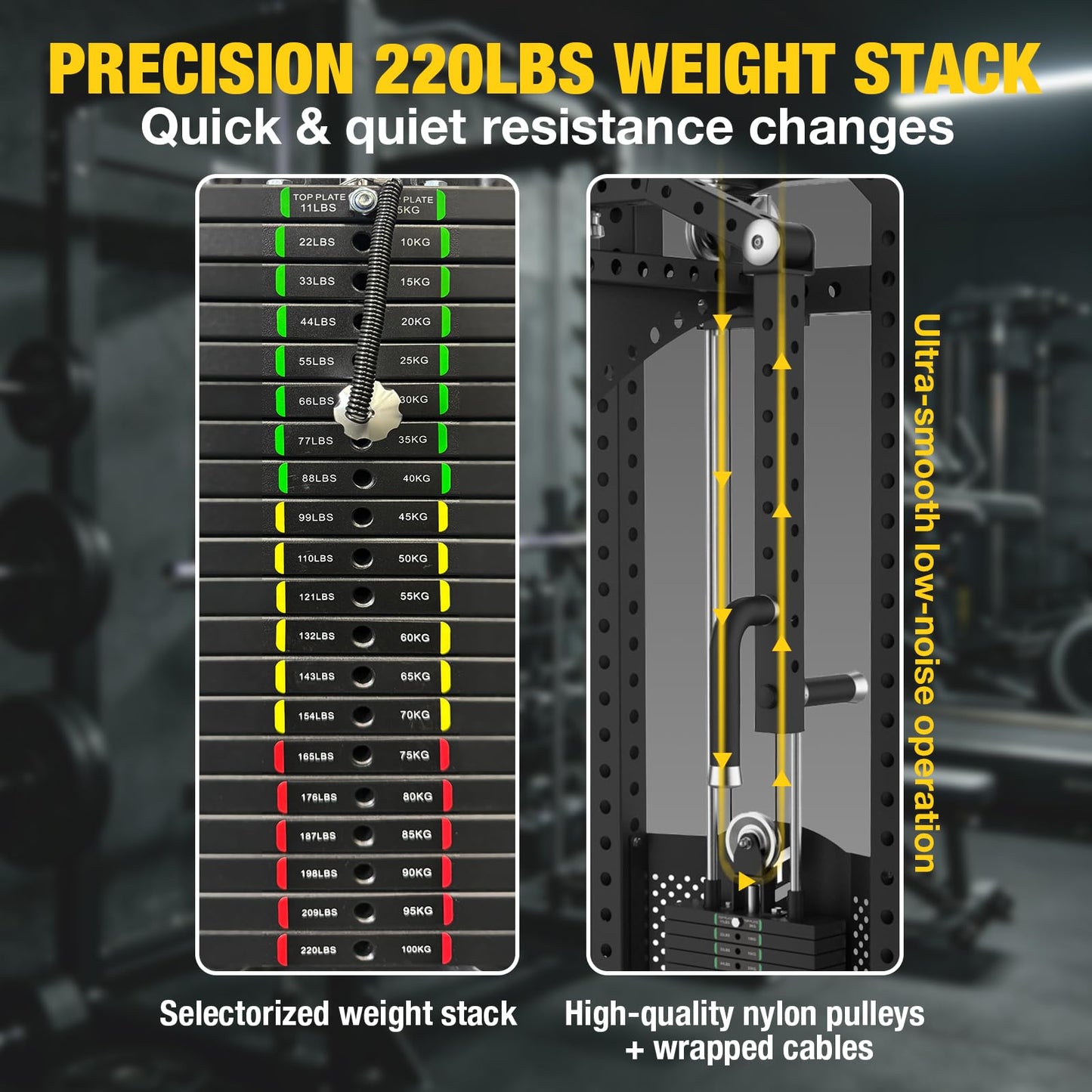 PEC Deck Rear Delt Fly Machine - Dual Function Chest & Rear Delt Strength Trainer, 220 lbs Weight Stack, Adjustable Seat & Handles for Home Gym or Commercial Use