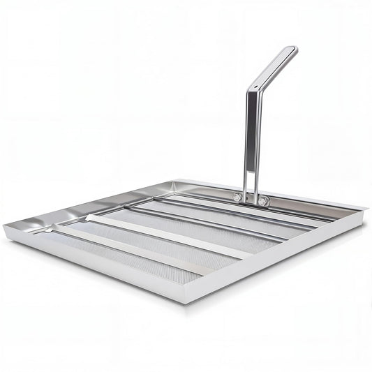 Upgraded Replacement AF45/TK45 Deep Fryer Filter Screen -13.75"x13.75"-304 Stainless Steel 500 Micron Mesh-Enhanced Screws,Extends Oil Life 40%,Fits Pitco, Avantco, American Range Fryers-10YR Warranty