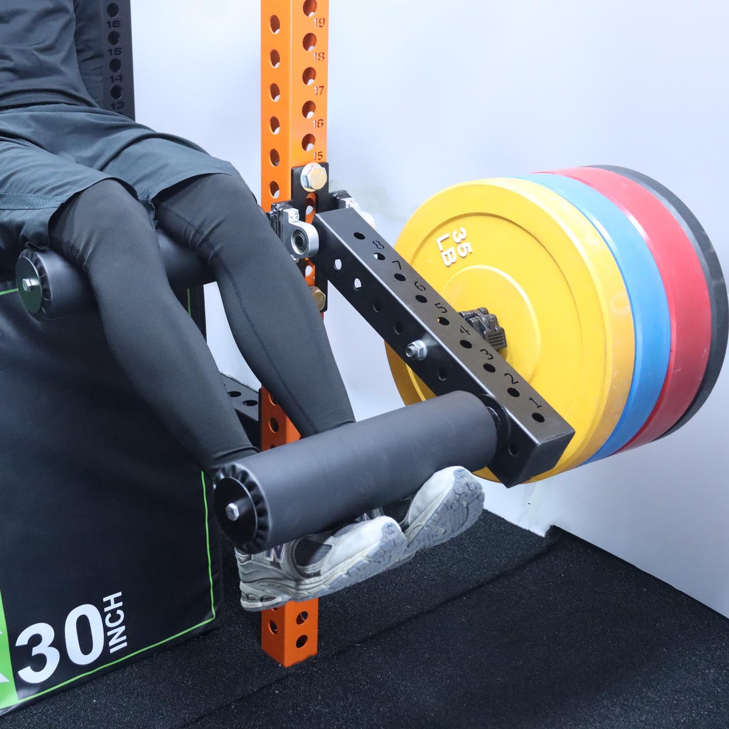 MARLANG Leg Extension and Curl Machine for Power Rack Attachments, Leg Extension Attachment for Home Gym, Leg Curl Attachment for Workout Equipment
