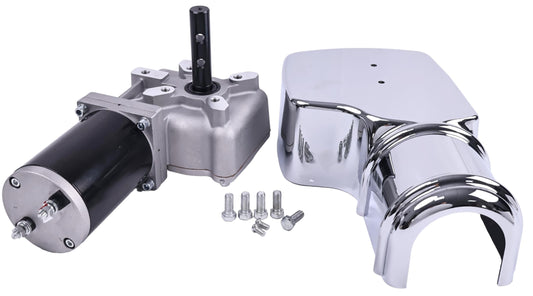 Solarhome New 60:1 Dump Truck Roll Tarp Motor with Chrome Cover 12V 600 W 33Amps 76 RPM