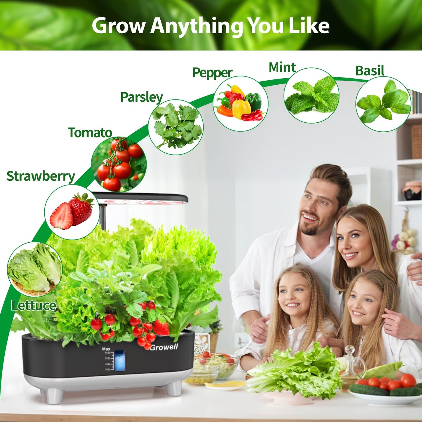 60 Pods Hydroponics Growing System Kit & 120 Pcs Hydroponic Pods Kit