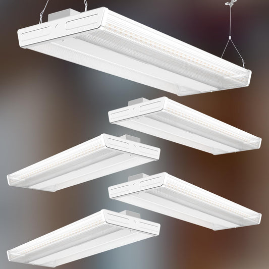ACOHOOK 2FT 200W LED Commercial Linear High Bay Light 28000LM[Eqv.960W MH/HPS],AC100-277V【Driver Equipped】 5000K,Linear Hanging High Bay Light-4Pack