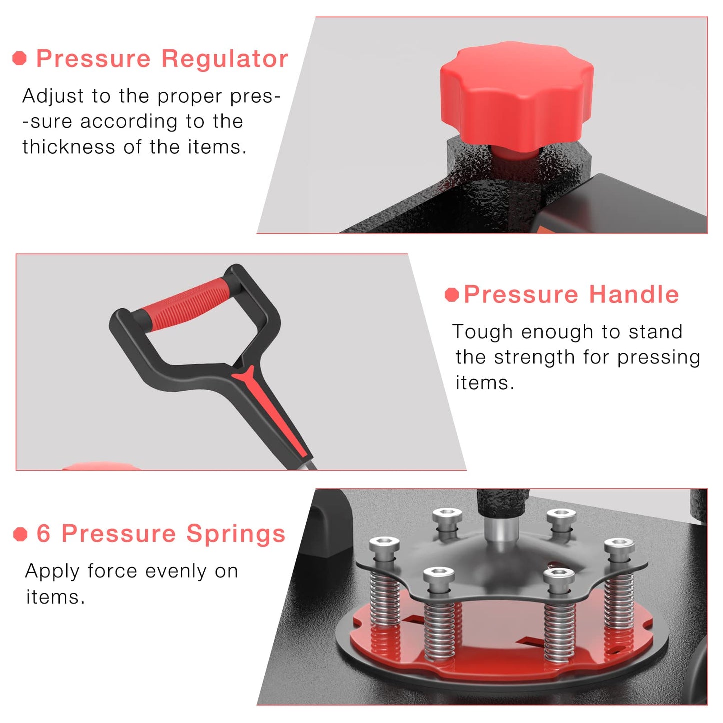 OIIEE Heat Press Machine 8 in 1 Combo Heat Press 15 x 15 Inch Heat Transfer Machine 360-Degree Swing Away Digital Shirt Printing Multifunction Heat Transfer Sublimation for T Shirts Mugs Hat Plate Cap