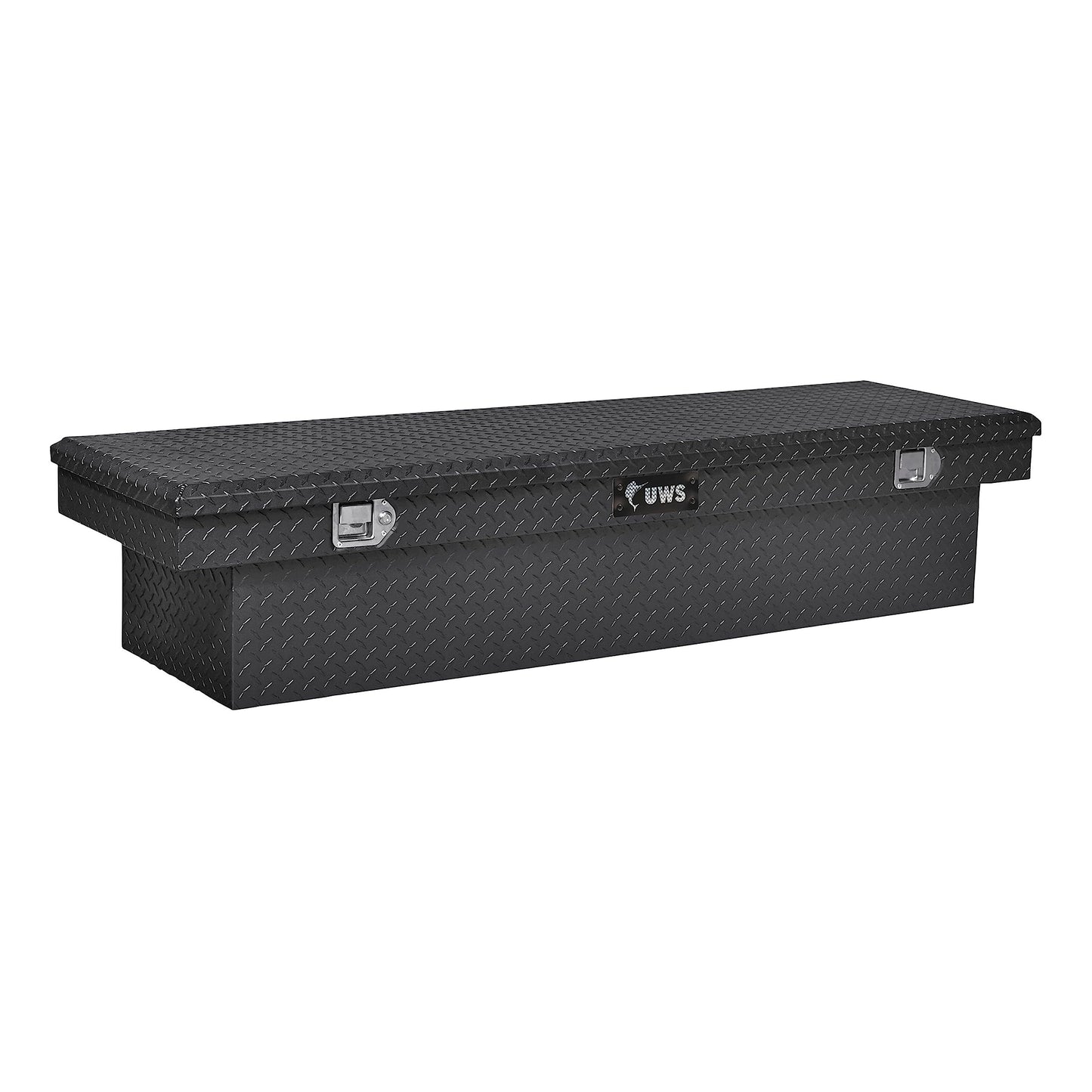 UWS EC10322 63-Inch Gloss Black Heavy-Wall Aluminum Truck Tool Box, RigidCore Lid
