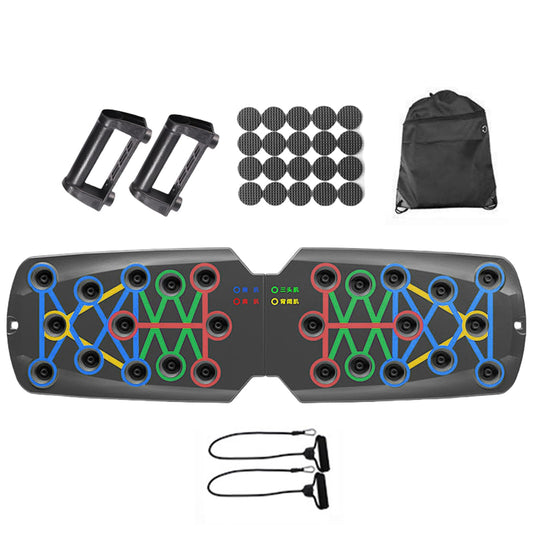 Pushup Stands Exercise Board Muscle Board For Home Push Up Boards Multifunctional Foldable Fitness Workout Tool Boards Exercise Tool