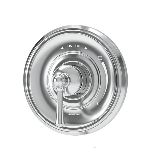 Symmons Braston Wall Mounted Single Handle Shower Valve Trim in Polished Chrome (Valve Not Included) - 5890TRM