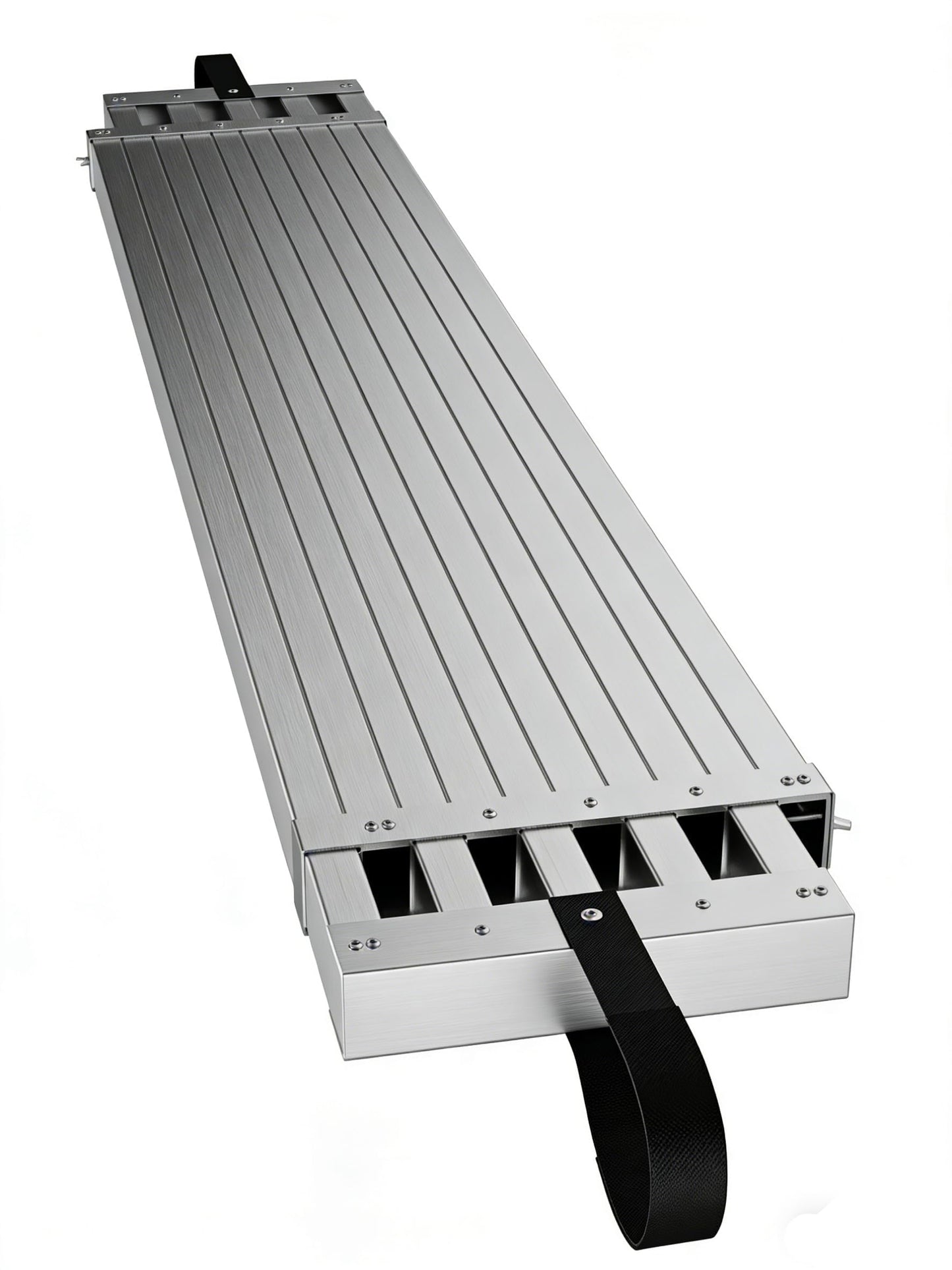 6-9 ft Telescoping Aluminum Work Plank, Adjustable Scaffold Platform with Skid-Proof Surface, 440 lbs Load Capacity, Ladder Accessory