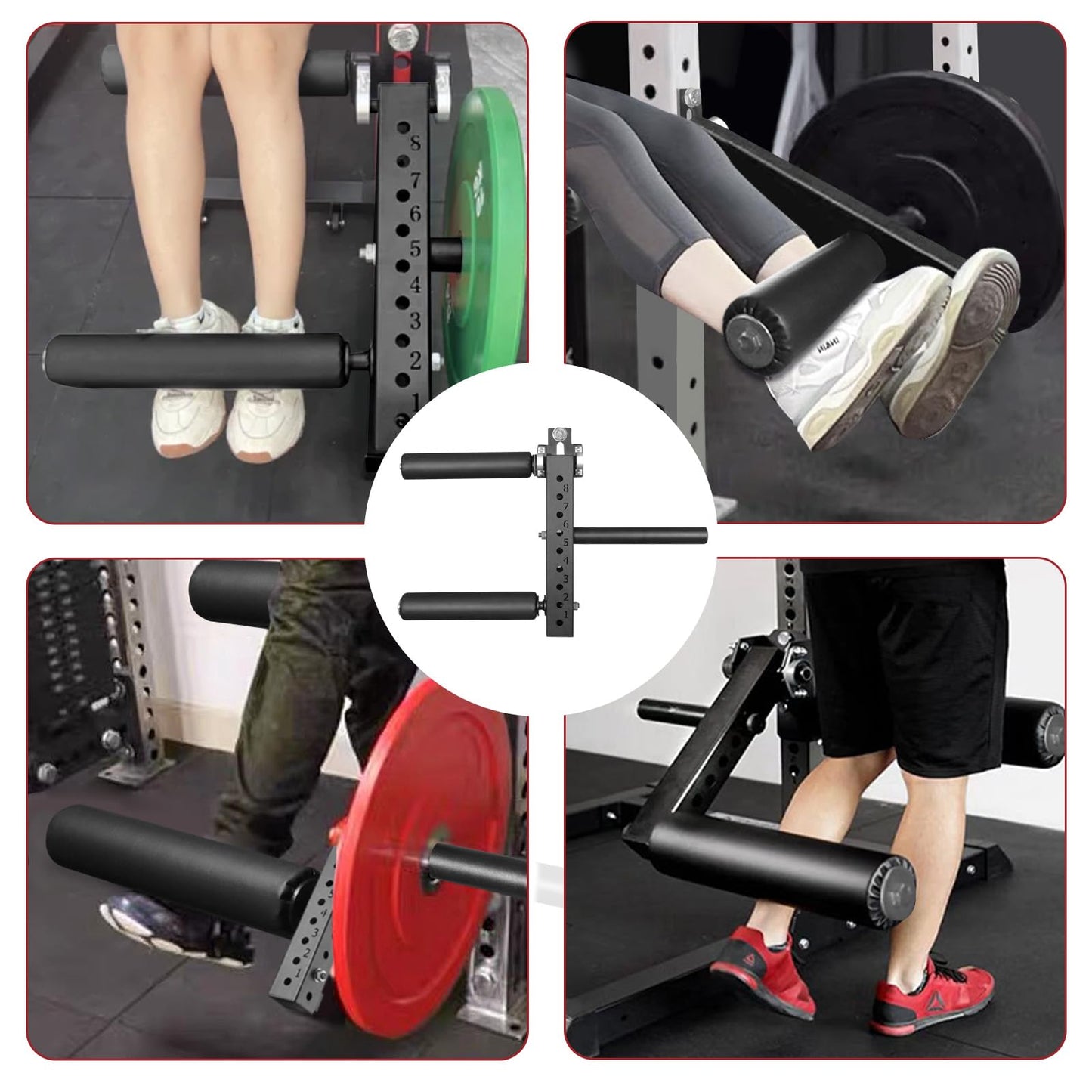 Leg Extension Attachment for Power Rack: Seated Leg StrengthExtension and Curl Machine - 8-Position Adjustable Seated Leg Trainer Power Racks with 26mm/1in Hole