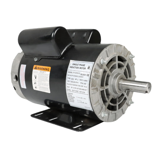 5HP Motor for Compressors 1-Phase Motor 3450 RPM 56 Frame 7/8 inch Shaft 230V