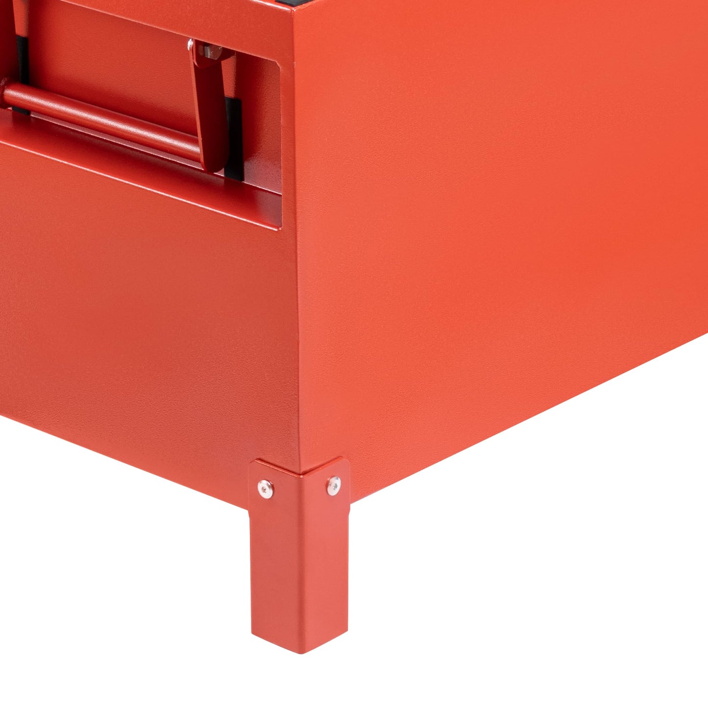 ExploreHorizon Aluminum Truck Tool Box Jobsite Storage Box Toolbox Chest Cabinet Heavy Duty Truck Bed Toolbox Gangboxes Tools Organizer Pick Up Truck Bed RV Trailer With Side Handles