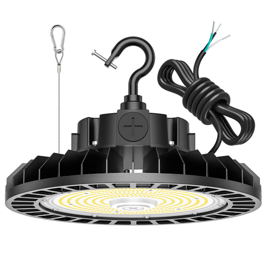 ORRGENA 480 Volt LED High Bay Light 300W 240W 180W Adjustable ETL Listed Industrial Grade UFO High Bay LED Shop Light 5000K IP65 Waterproof for Warehouse Workshop 277-480VAC