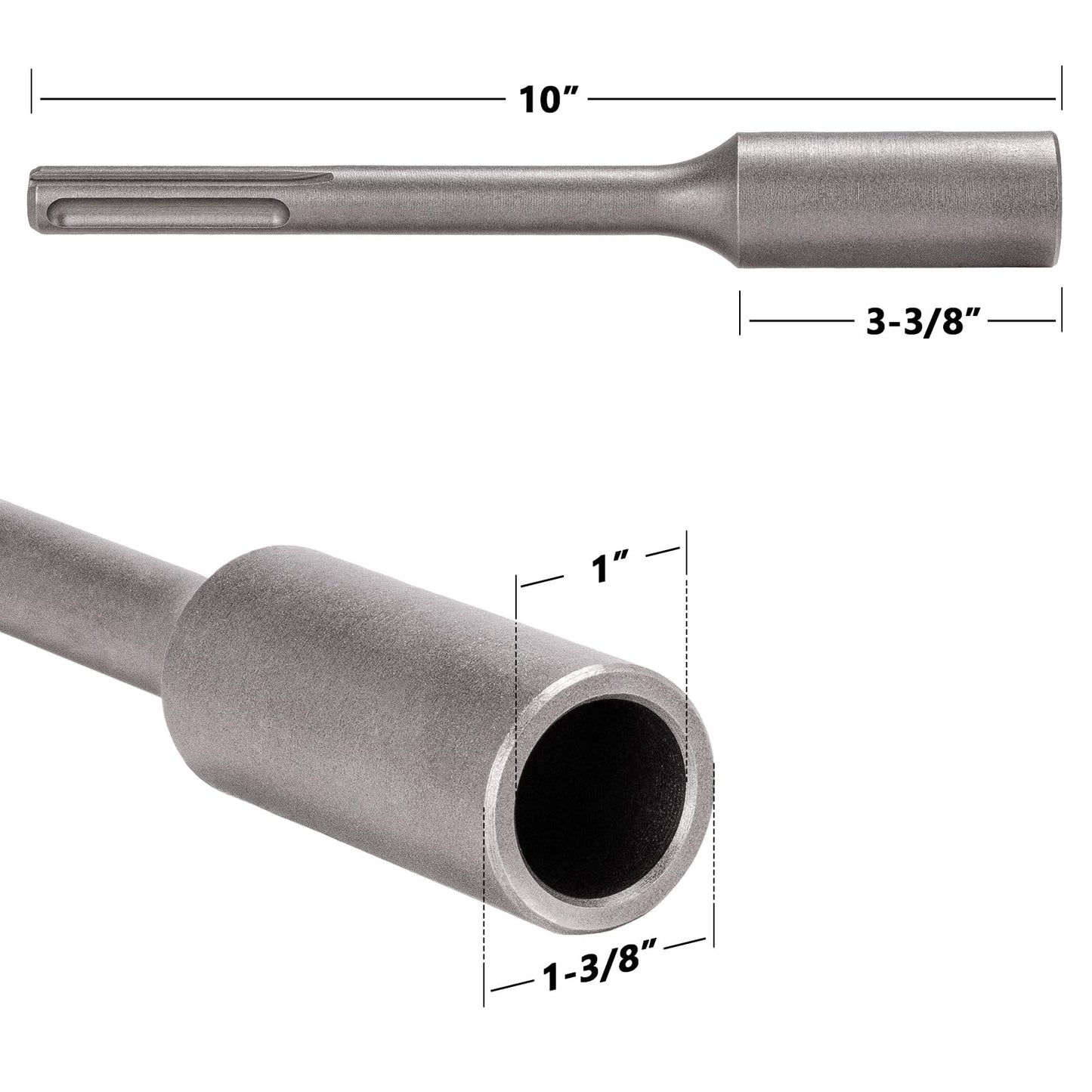 Berserker 16-Pound SDS-Max Demolition Jack Hammer with SDS Max Ground Rod Driver for 5/8 Inch & 3/4 Inch Ground Rods