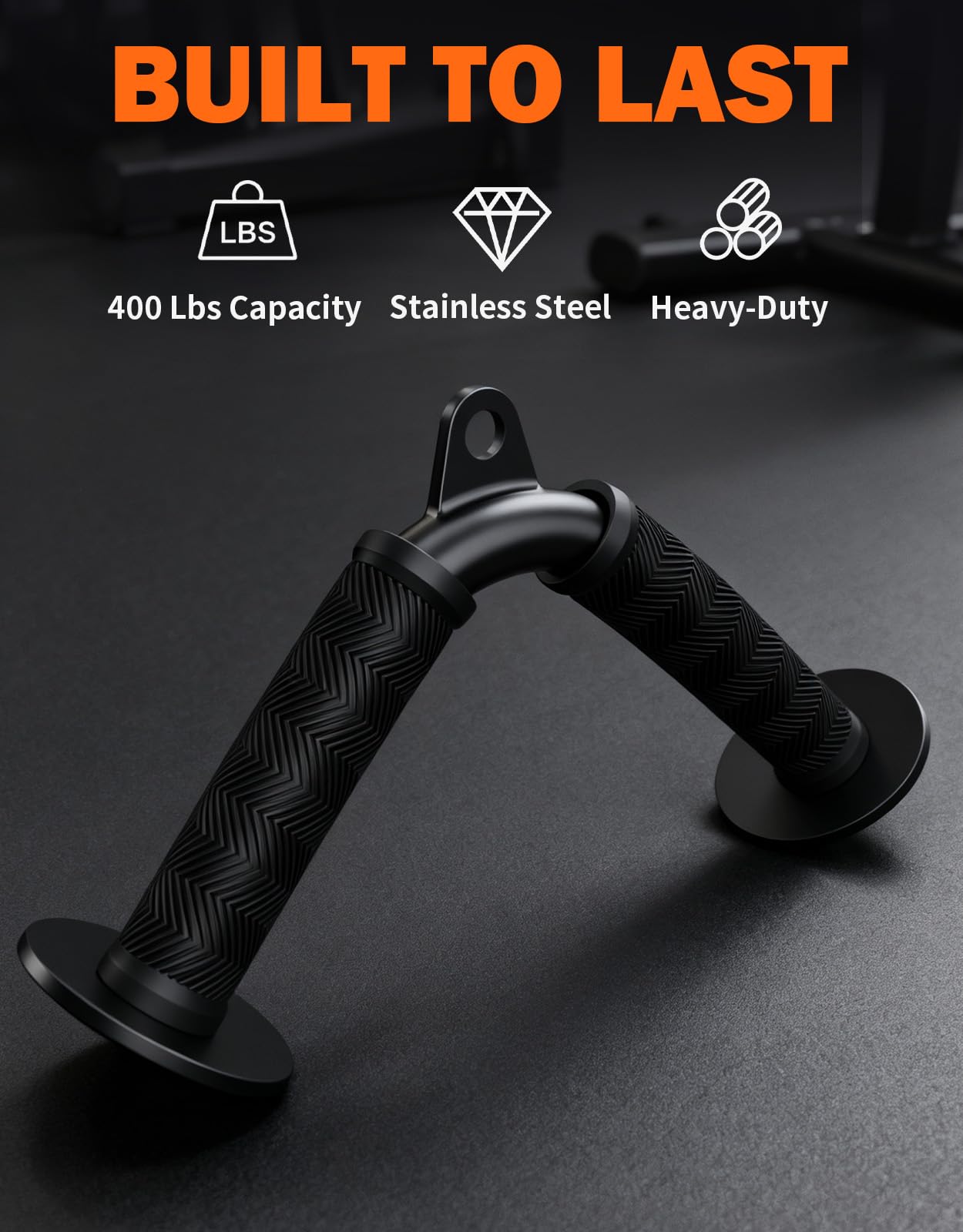 Fitarc Cable Machine Attachment Set for Home Gym, LAT Pulldown & Tricep Pushdown Attachments with D Handle, V Bar, Tricep Rope, Straight Bar, Stirrup Handles, Ankle Strap & Lifting Straps